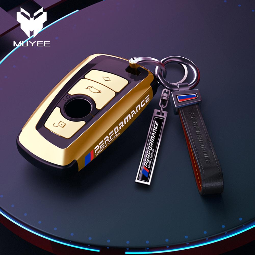 Car Remote Key Case Cover Holder Shell Bag Fob For BMW F20 F30 F31 F34 F10 F11 F25 I3 M3 M4 F15 F16 3 5 Series GT Accessories