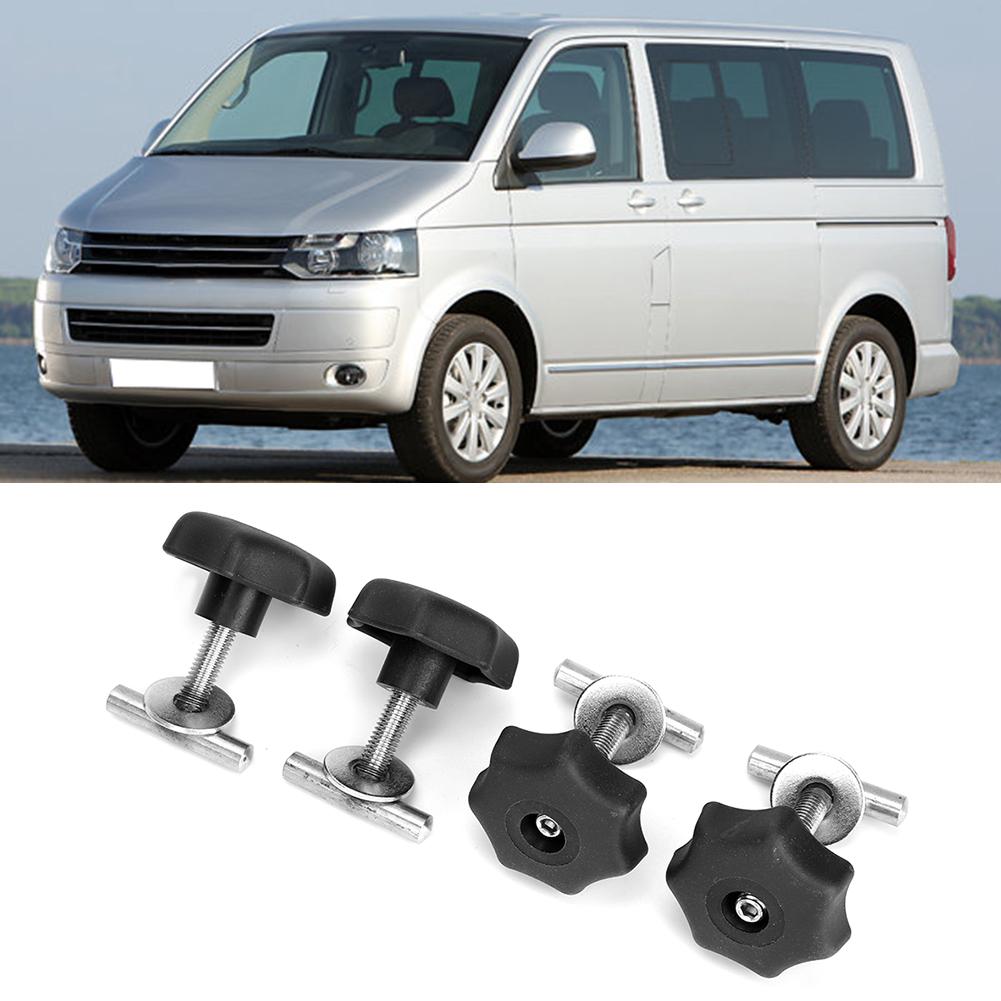 4 buc Șuruburi de montare Șină de blocare Oțel inoxidabil Șuruburi T Potrivite pentru Autobuz Multivan T5 T6 începând cu anii 2003