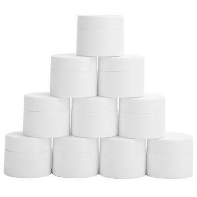 10pz Barattolo Vuoto per Crema Viso Ricaricabile Contenitore Gel Idratante per la Pelle Fai da Te (10g   pezzo)