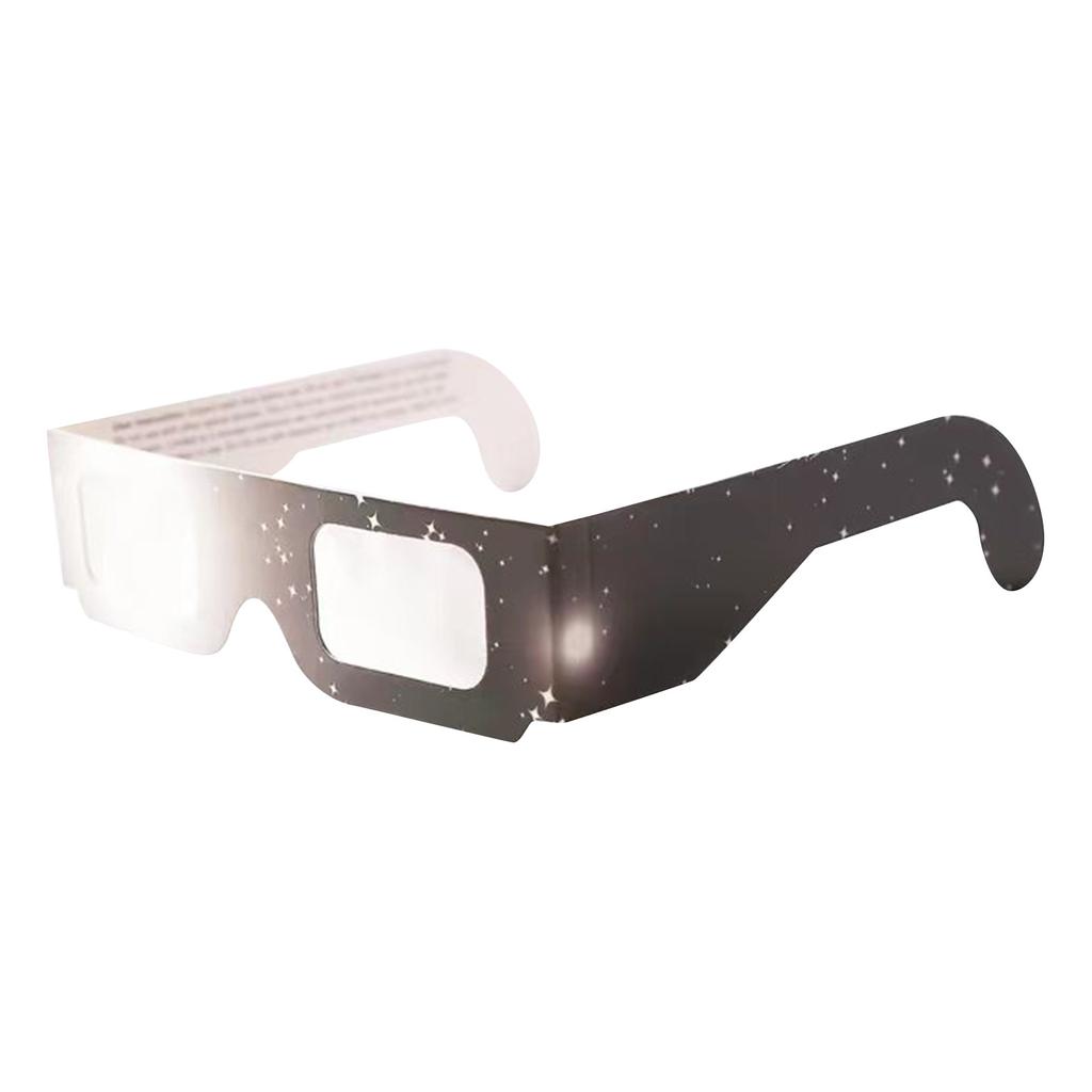 1pc Random Paper Solar Eclipse Glasses Protect Eyes Anti-UV Viewing Glasses Safe Shades Observation Solar Glasses Great