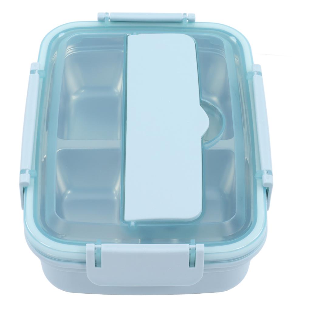 Lunch Box 4 Compartments 304 Stainless Steel Tableware Portable Lunch Containers for School Office