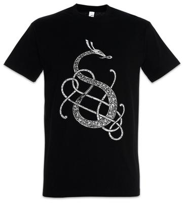 Norse Snake Dragon Mens T-Shirt Mens Womens Tees Top Raven Raven Hugin Munin Vikings Tyr Vikings