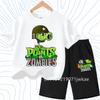 Children's Short-sleeve T-shirt Set, Summer Fashion Comfortable Top and Pants, Suitable for Boys and Girls