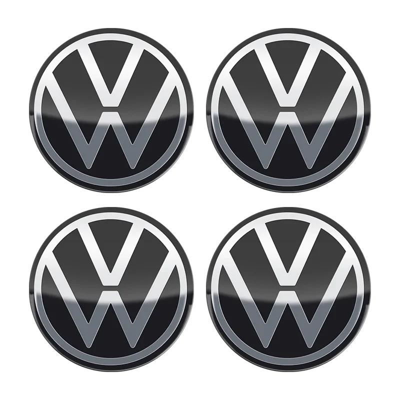 2026 Heiß Für VOLKSWAGEN VW 4 Stück 56/60/65/70/75mm Auto Radnabendeckel Aufkleber Emblem Für Volkswagen VW B5 GTI Golf 5 7 Caddy