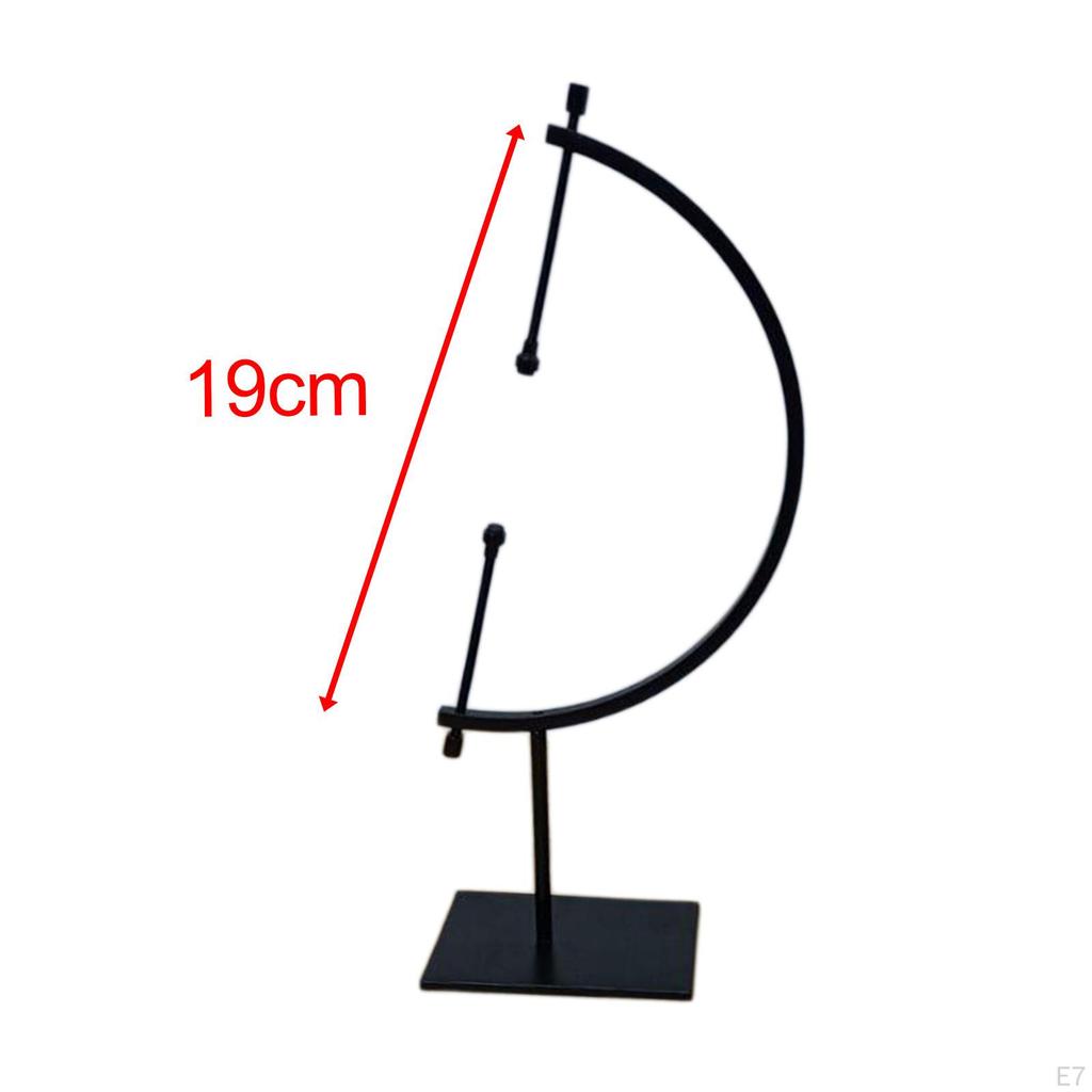 Fashion Ball Holder Ornament Sphere Display Stand for Indoor Living Room Decor Gift