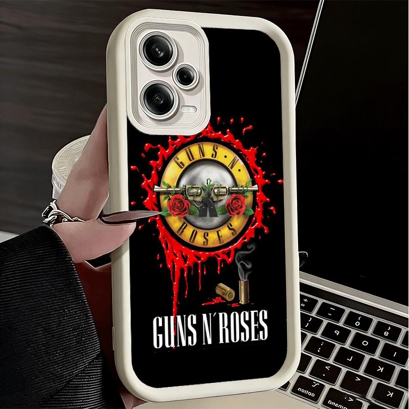 

Phone Case for Xiaomi Redmi Note 15 14 13 Pro Plus Band G-Guns N R-Roses Shell 12S 11 11S 11T 5G 14S Soft Silicone Funda Redmi Note 12 4G