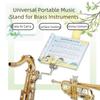 Lightweight Instrument Music Stand Vertical Trumpet Music Clip  Wind Instruments