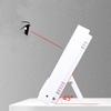 Termometro Igrometro Elettronico da Parete/Scrivania Rilevatore di Temperatura e Umidità con Ora, Data, Sveglia, Display a LED