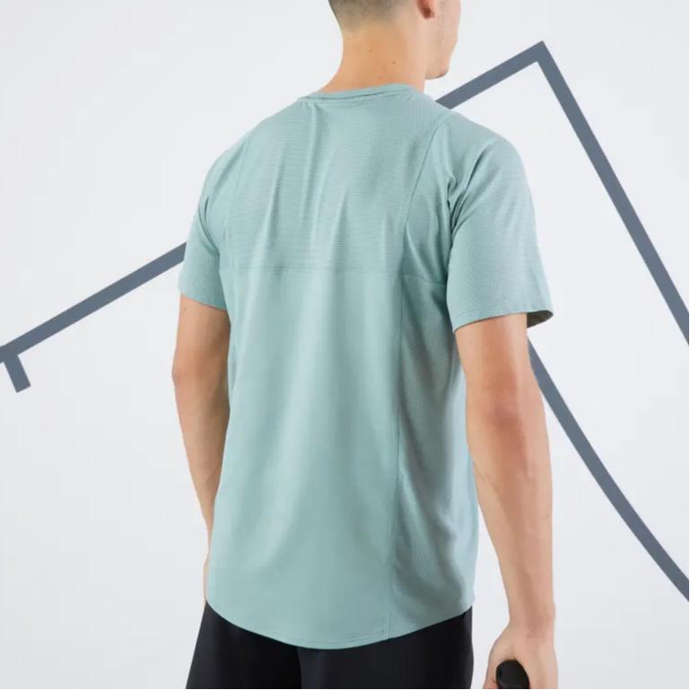 DECATHLON ARTENGO Gaël Monfils RN Crew Neck Breathable Quick Dry Short Sleeve T-Shirt Men's Azure