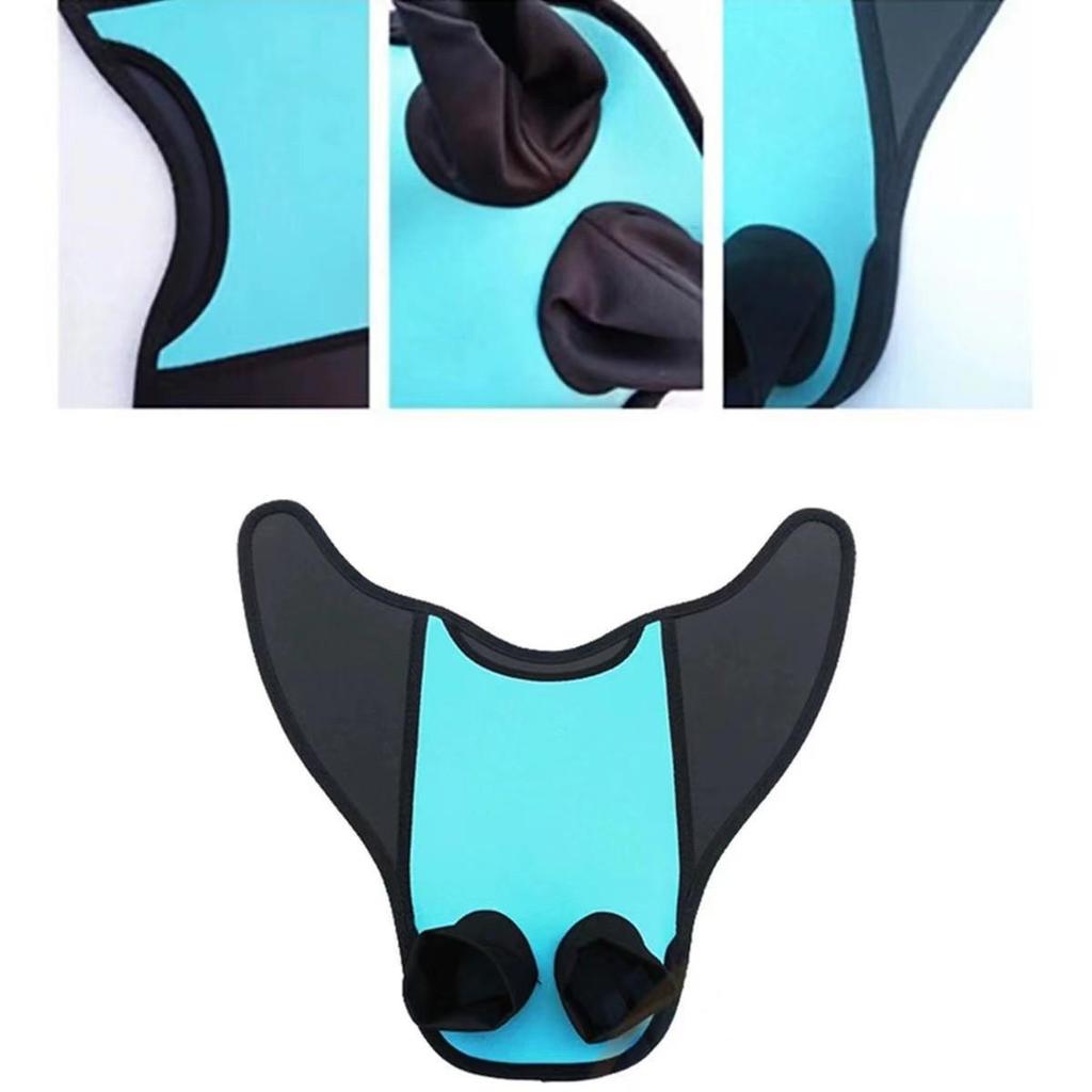 Mermaid One-Piece Monofin Whale Tail Flippers for Swimming and Diving