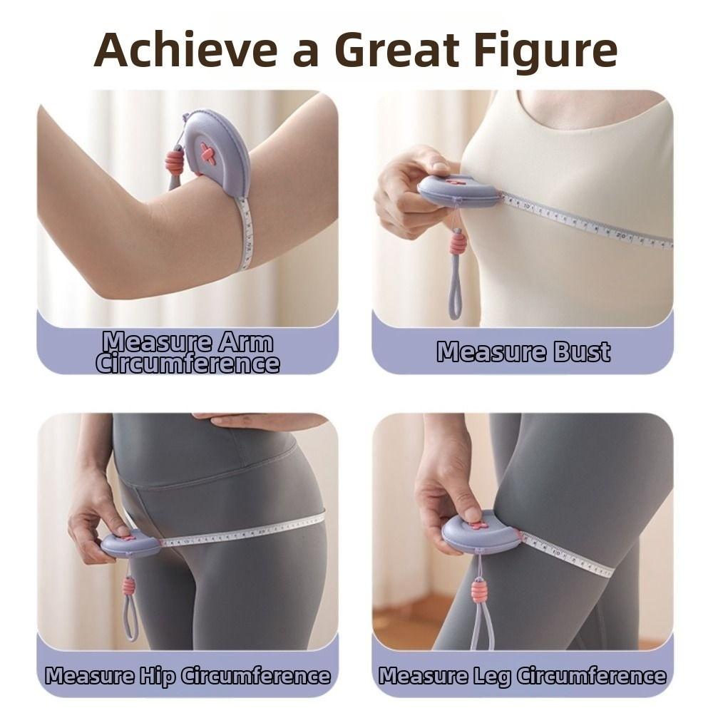 Automatic Rewind Retractable Tape Measure Fiberglass Tape Sewing Tape Measure Clothing Measurement