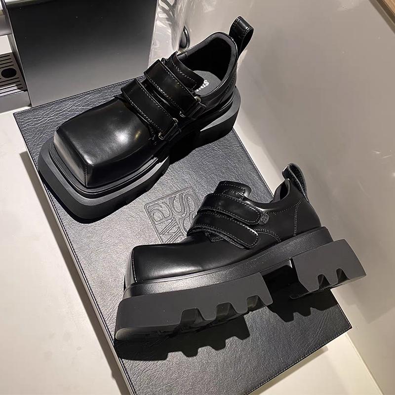 

Модные балетки на платформе, женские лоферы, туфли Мэри Джейн, модная спортивная обувь, повседневные кроссовки для платья, новинка 2025 года, кожаная обувь для ходьбы, Chaussure Femme 40