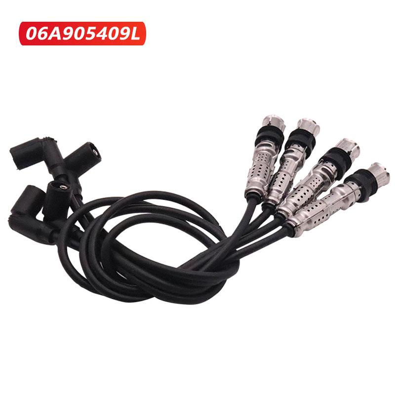 06A905409L Ignition Cable Set Lead Ignition coil high voltage package for vw Beetle Bora Golf Jetta Polo Sharon Skoda Seat 06A905409L