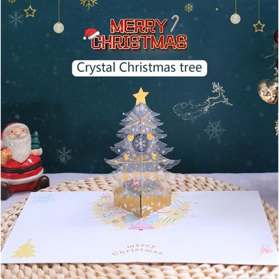 Christmas Greeting Card Three-dimensional 3D Handmade Gift Card Thank You Card