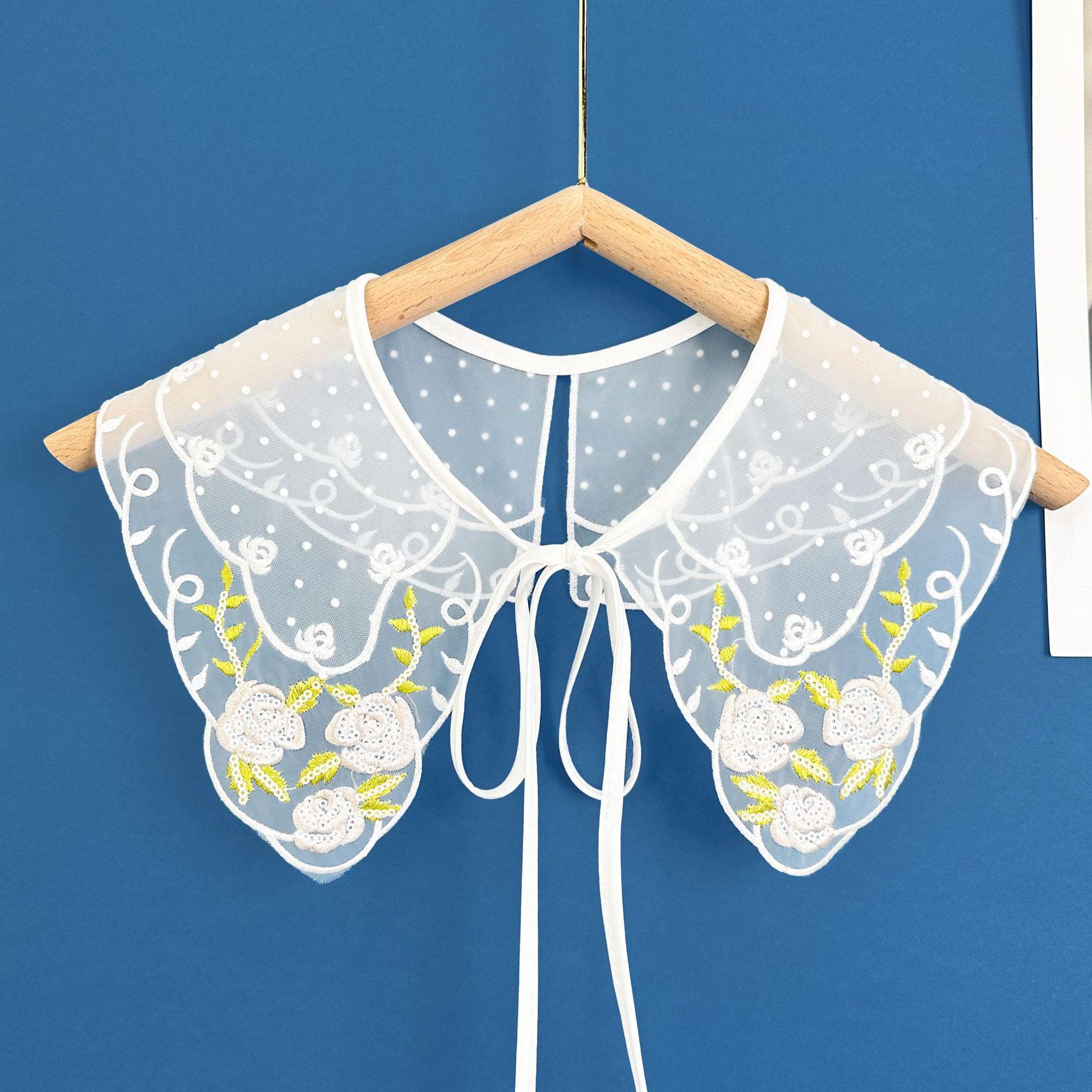 

Модний фальшивий комір. Комір для дівчинки. Комір із краваткою