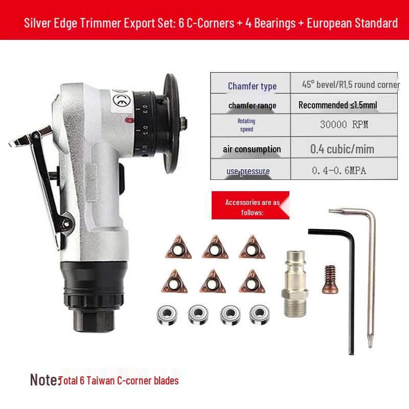 Handheld 45° Pneumatic Chamfering Machine for Metal Deburring