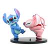 Anime Stitch Lovers Model Doll Angel Kissing Stitch Statue Desktop Display Figurines Ornaments Valentine'S Day Girlfriend Gifts
