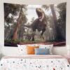 Dinosaur Tapestry Wall Hanging Jurassic Wild Ancient Animal Wall Backdrop for Child Boys Girls Dinosaur Party Bedroom Dorm Decor