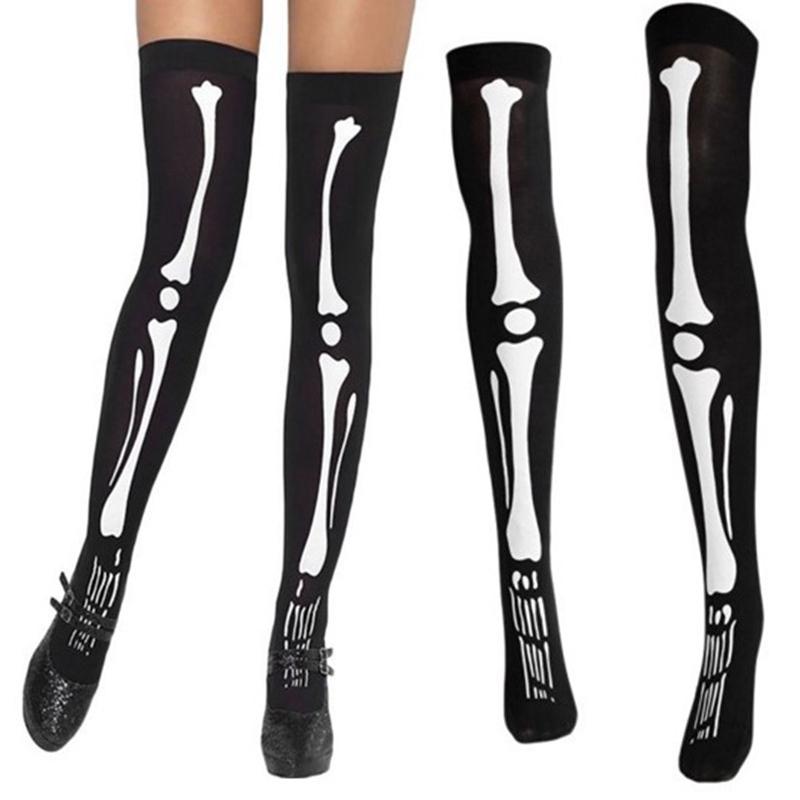 Buy 1 Pair Halloween Skeleton Socks 