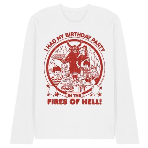 Steven Rhodes Unisex Adult Birthday In Hell Long-Sleeved T-Shirt