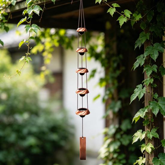 Outside Metal Wind Chime 3/5 Layers Vintage Memorial Wind Chime Home Outdoor Garden Patio Feng Shui Wind Bell Hanging Decoration