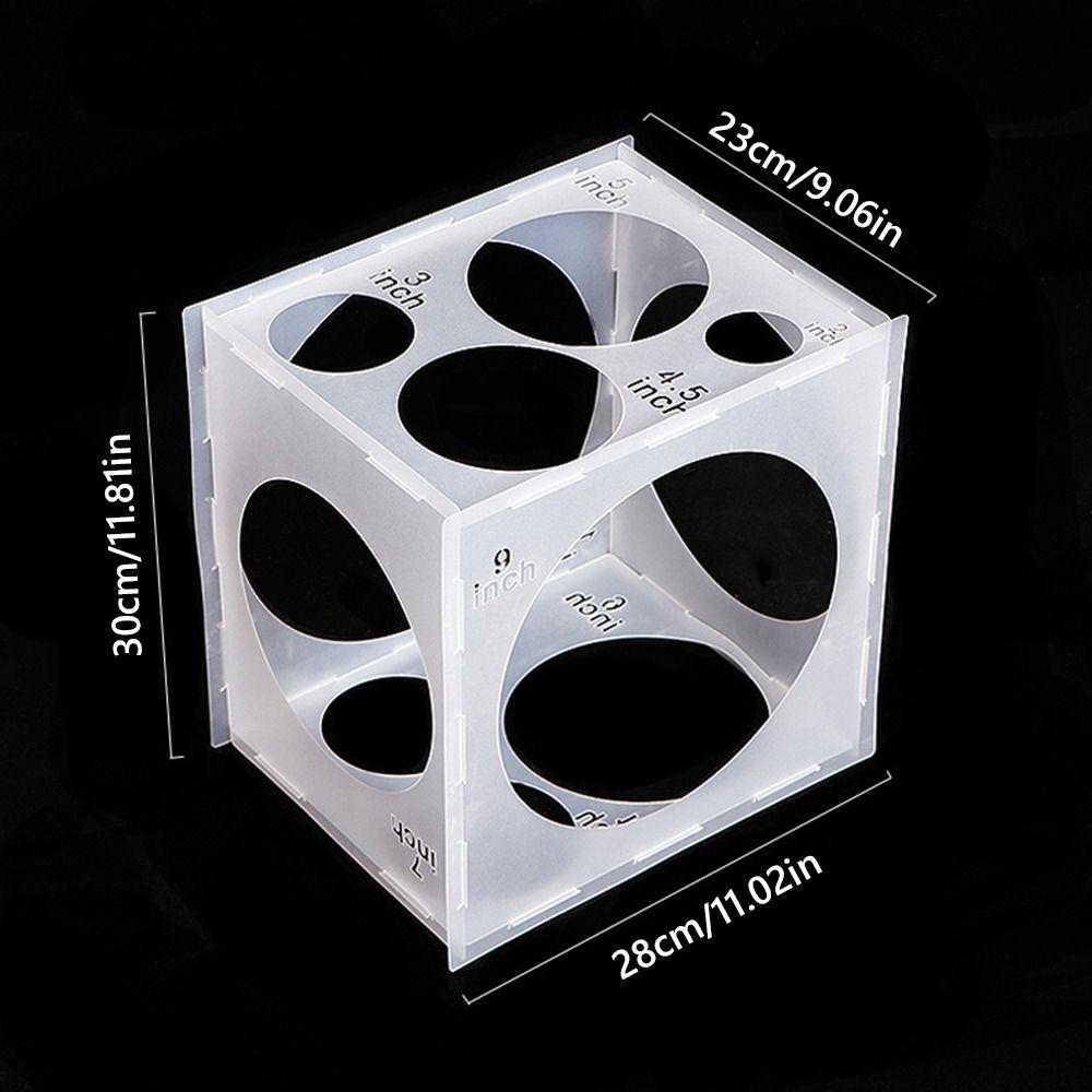 Plastic Balloons Size Measurement Tool Balloon Size Measuring Box  Column Balloon Decoration