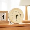 Nordic Desktop Round Clock Ins Style Decor Ornaments Silent Small Table Clocks for Bedroom Bedside Office Study Gifts