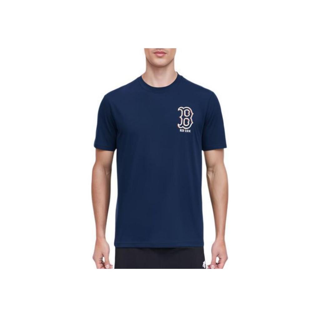 New MLB SS24 T Shirt Unisex Navy Blue 3ATSB0343-43NYS