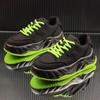 Mesh Breathable Casual Board Shoes Thick Soled Anti Slip Height Increasing Shoes Men Fashion Sneakers Comfort Running Shoes