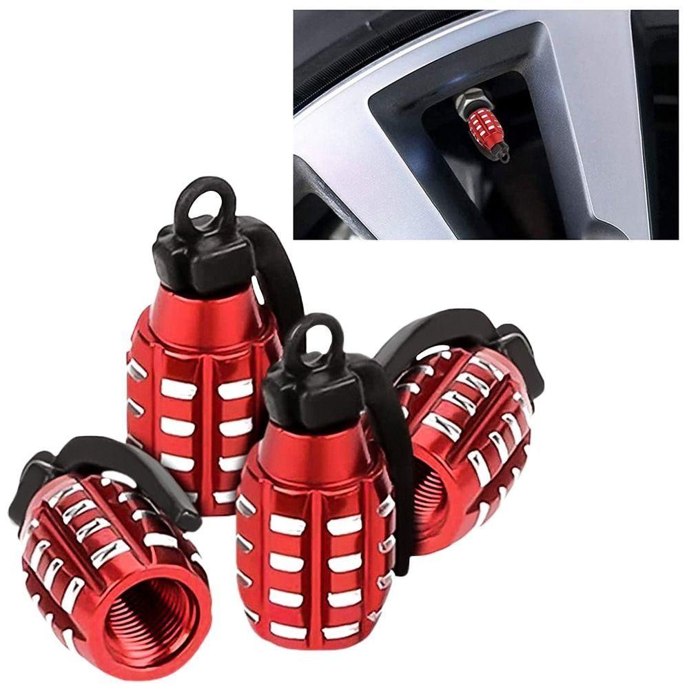 Dust Covers Aluminum Zinc Zinc Alloy Colorful Tyre Rim Stem Cover Nipple Caps Tire Valve Caps Auto Wheel Cap