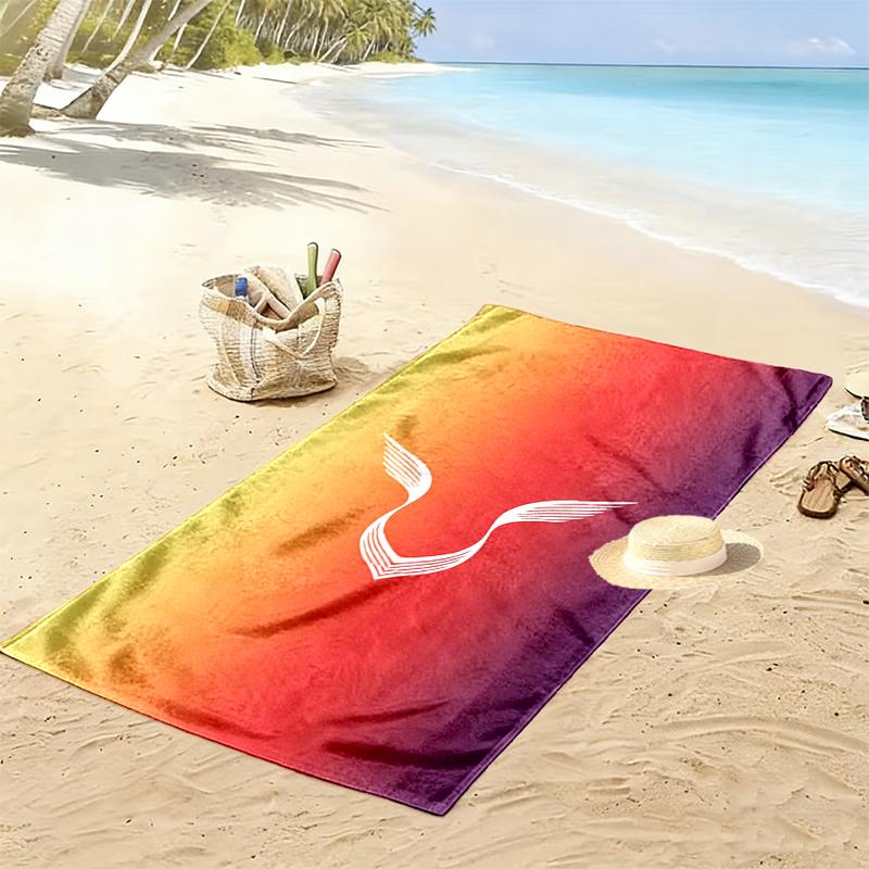 Lewis Hamilton Print Beach Towel, Large Soft Quick Dry Towel for Beach Camping Swimming