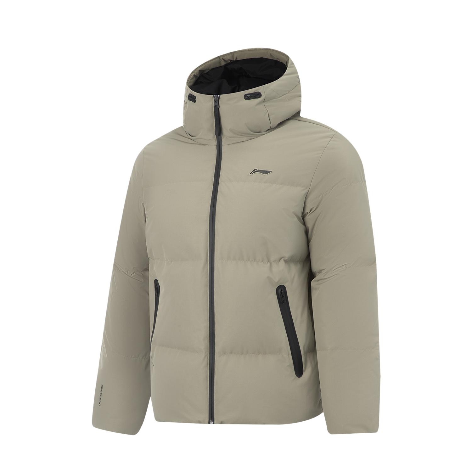 Li Ning Fitness Series Down Jacket Men s Solo Green AYMV417-3 3XL