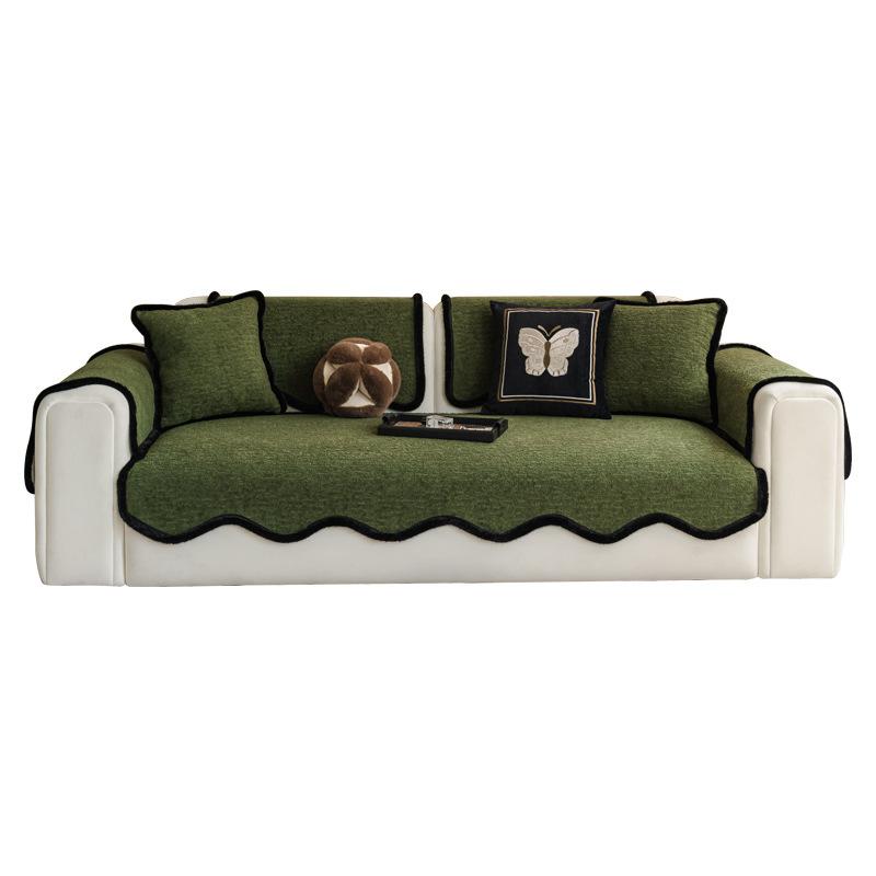 Special-shaped Irregular Sofa Cushion Universal In All Seasons 2025 New Thickened Non-slip Straight-breasted Leather