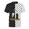 Letnia Angine De Poitrine Czarno-Biały Groch z Logo Zespołu Koszulka Retro Rockowa Graficzna Koszulka Unisex Streetwear Top
