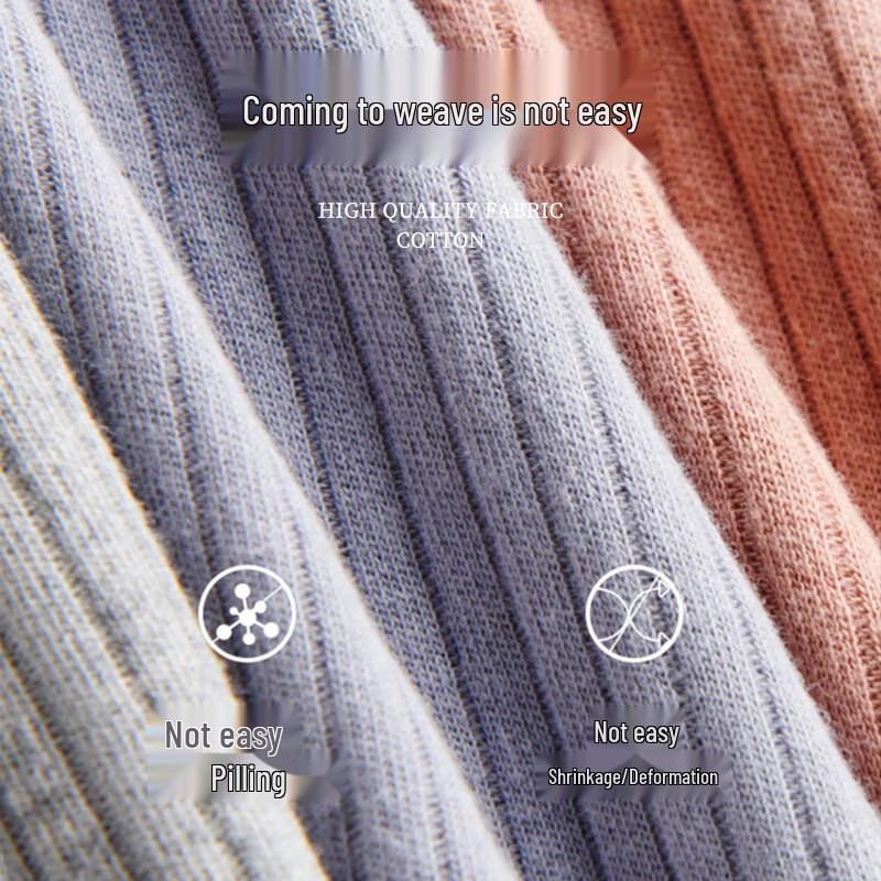 LANGSHA Women's Slim-Fit Striped Lace Thermal Underwear Set