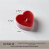 Heart-Shaped Romantic Birthday Candles: Create a Cozy Candlelight Dinner Ambiance