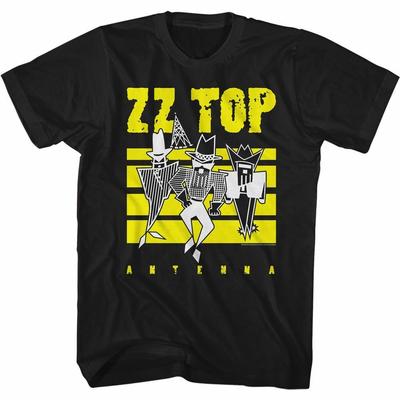 ZZ Top Antenne Noir T-Shirt Classique Adulte