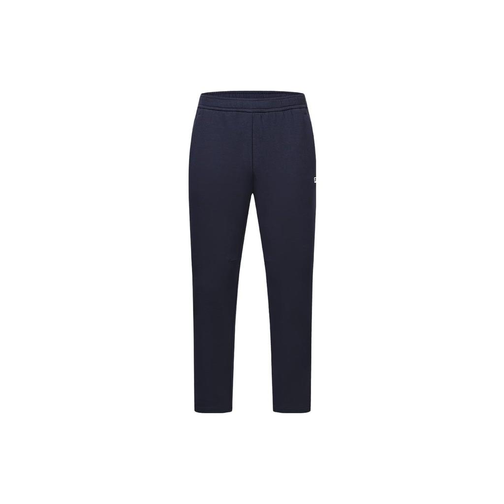 FILA Solid Color Straight Leg Fitness Knit Sports Pants Men bottoms Royal-Blue A11M341630F-NV