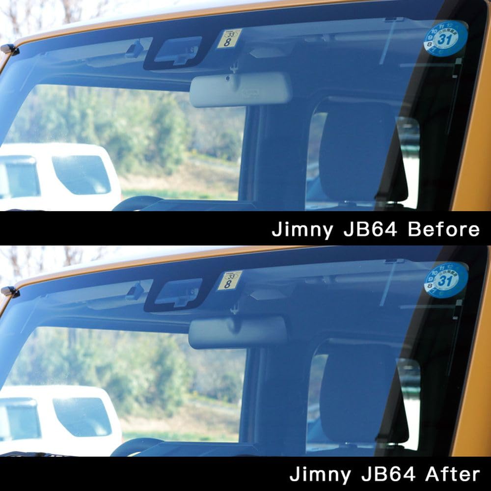 Apio ABS Rearview Mirror Cover for Jimny and JB23, JB33, JB43, Black, 4034-01B