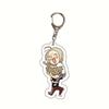 6CM Anime 19 Days Keychain Mo Guanshan Old Xian He Tian Jian Yi Manga Youth Acrylic Pendant Figure Key Chain For Children Gifts