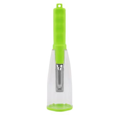 Storage Peeler Multifunction Stainless Steel Vegetable Peeler with Container For Kitchen Fruit