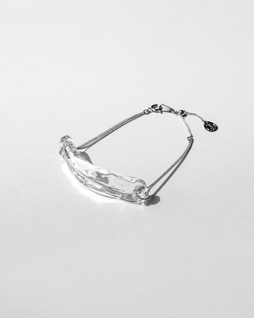 set Lampwork Factory Nagare Bracelet gift bag with [Set] 2-piece (HARIO HAA-NG-BL, ribbon)