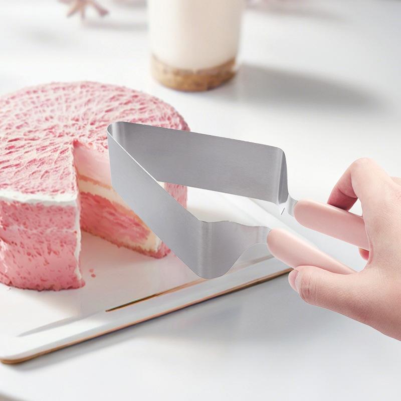 Stainless Steel Triangular Cake Cutter, Splitter, Cake Spatula, Baking Tool, Portable Household