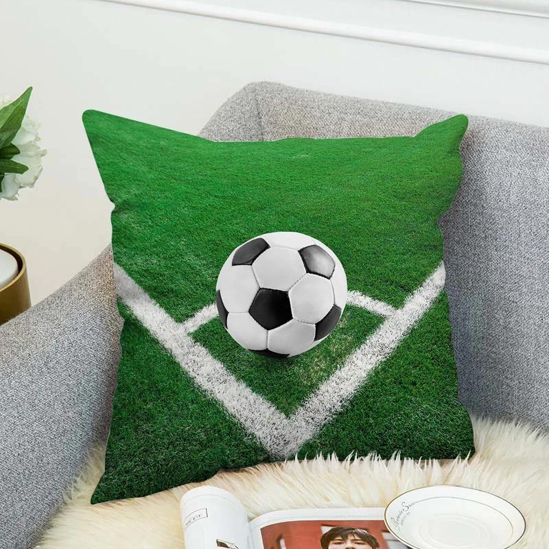 Pillow Decorative Pillowcase Home Basketball Soccer Car Sofa Cushion Cover