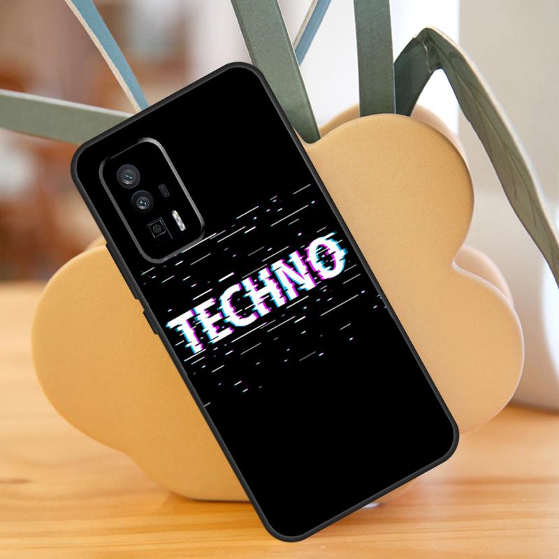 Love Techno Music Quotes Case For Xiaomi 13T 11T 12T Pro 13 14 Ultra 12 Lite POCO F6 F5 X6 Pro M6 X3 X5 M5s F3 Cover