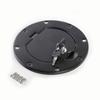 For Jeep Wrangler TJ 1997 - 2006 Rampage Locking Fuel Door Cover Billet Style Locking Fuel Gas Tank Cap Cover Fuel Tank Caps3