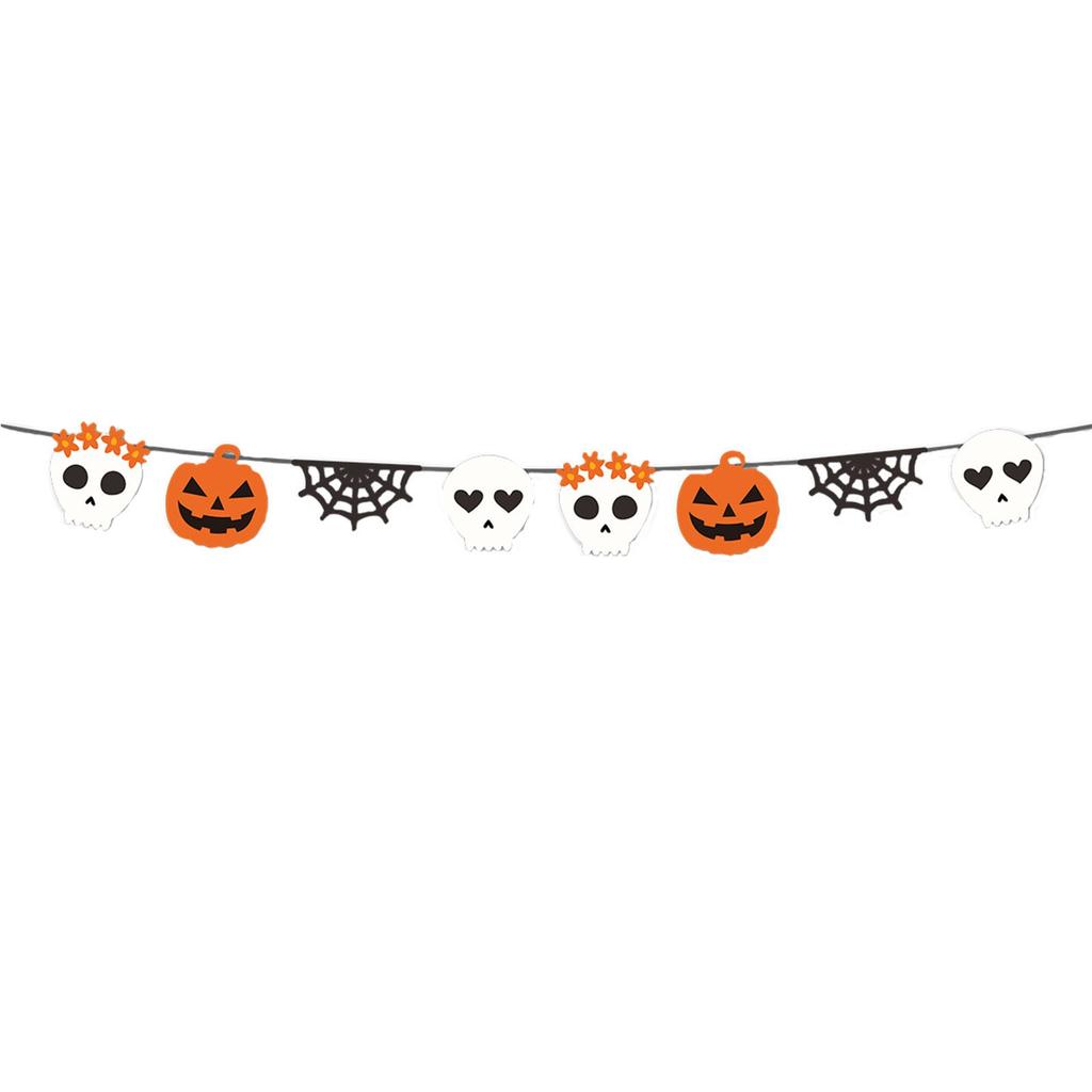 Halloween Decoration Haunted House Mall Layout Pull Flower