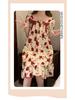 Summer Bubble Cotton Nightdress for Women with Chest Pads - Sweet, Cute, and Versatile Short-Sleeve Pajamas