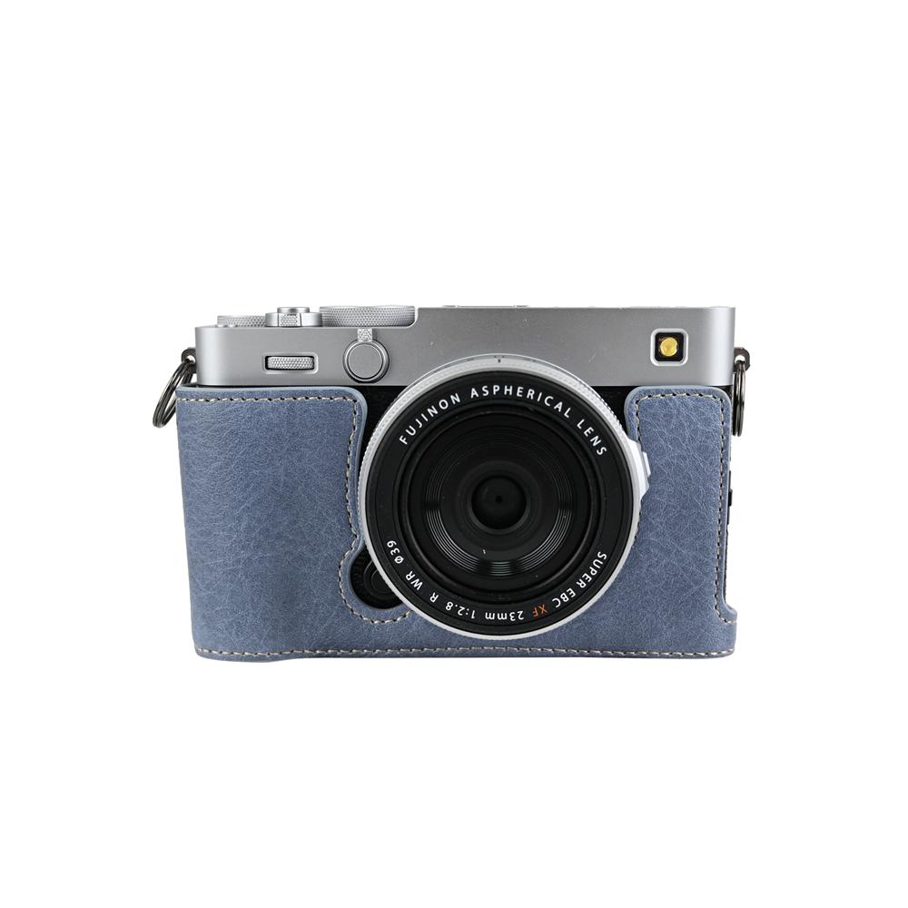 PU Camera Half Case for Fujifilm X-E5 Fuji XE5 Protective Shell Bottom Battery Opening Cover