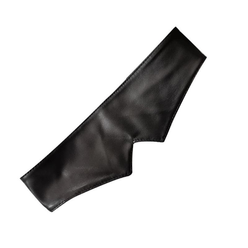 Anime Jujutsu Kaisen Gojo Satoru Same Eye Mask Glasses Cosplay Accessories Black PU Eye Patch For Men Gift Prop Accessories